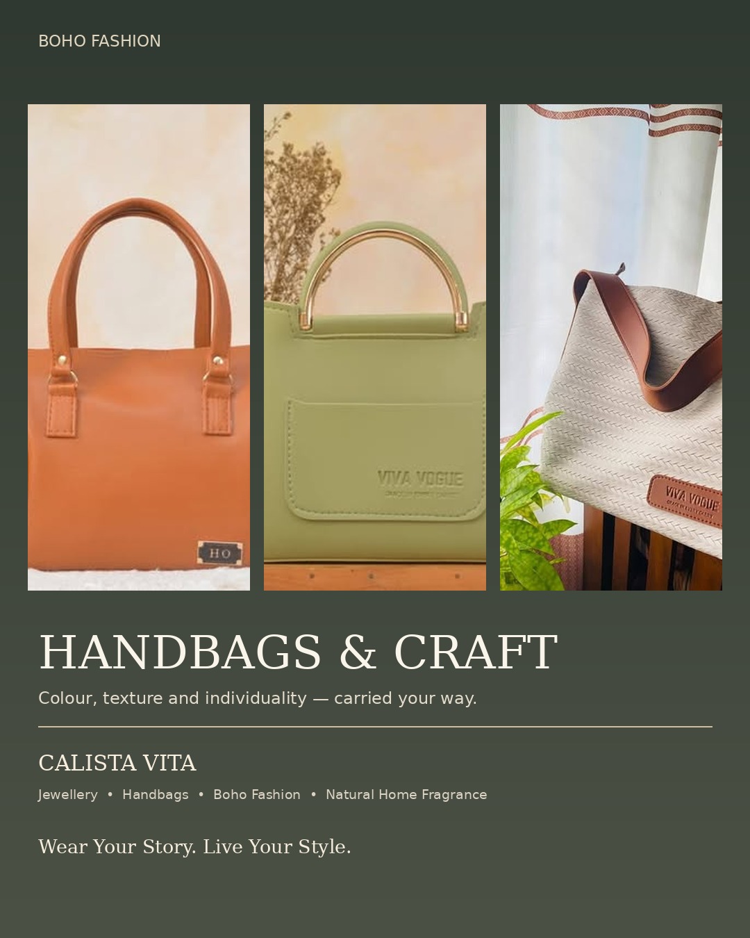 CALISTA VITA handbags and leather craft